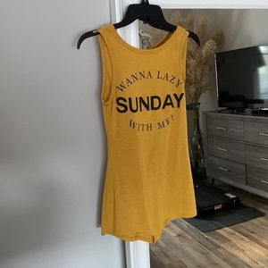 Lazy Sunday Stretch Fitted Shorts Tank Romper